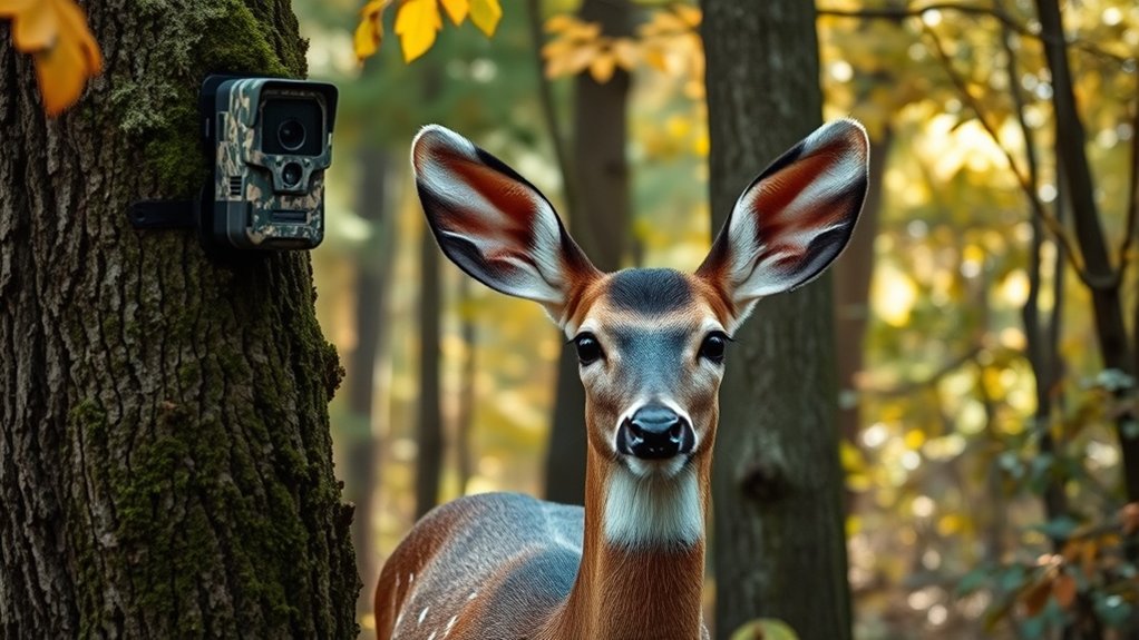 deer stress from cameras