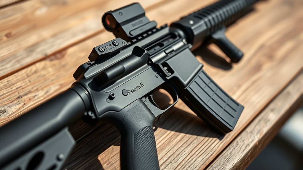 distinctive modular rifle design