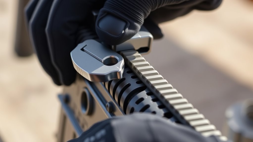 loosen barrel nut carefully