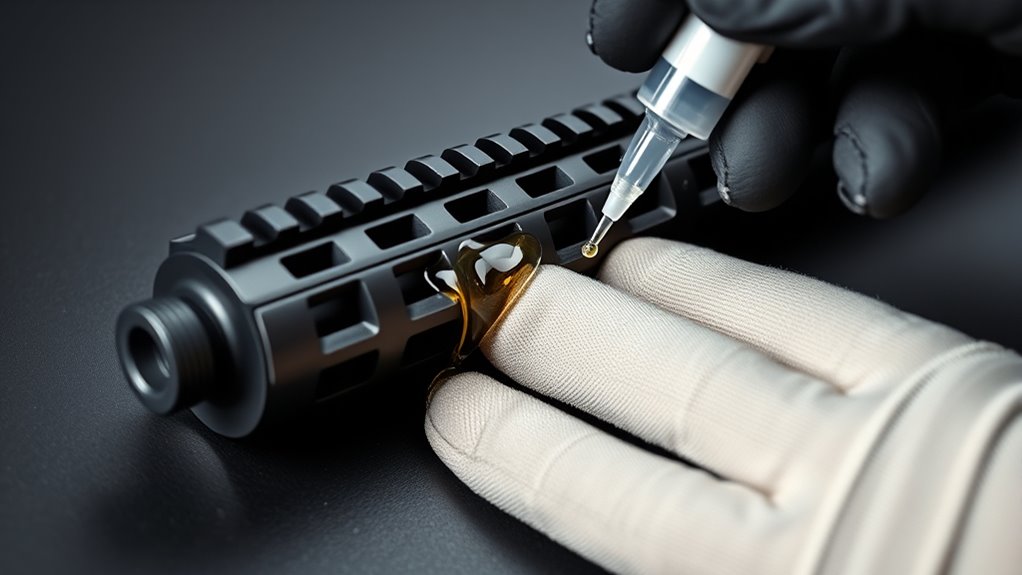 lubricate sparingly clean thoroughly