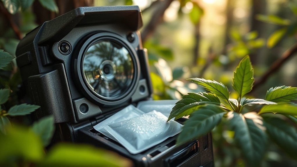 moisture control for cameras