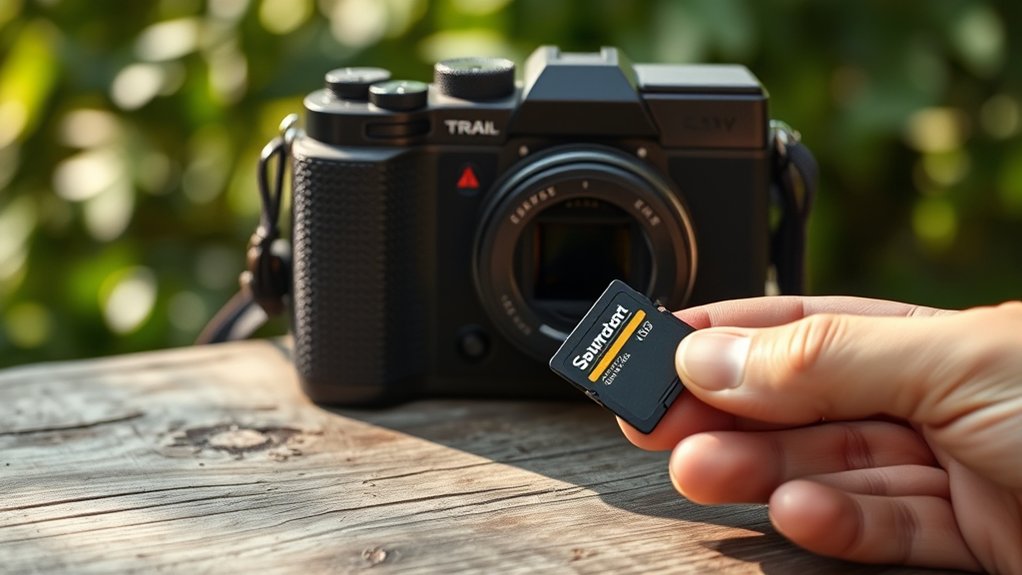 prepare trail camera settings