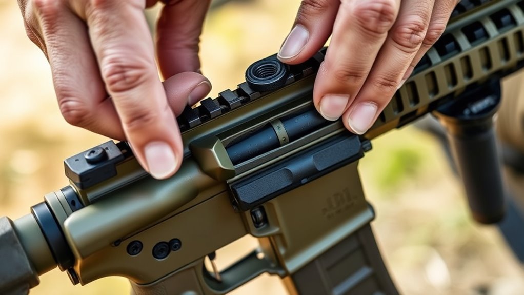 remove buffer tube assembly