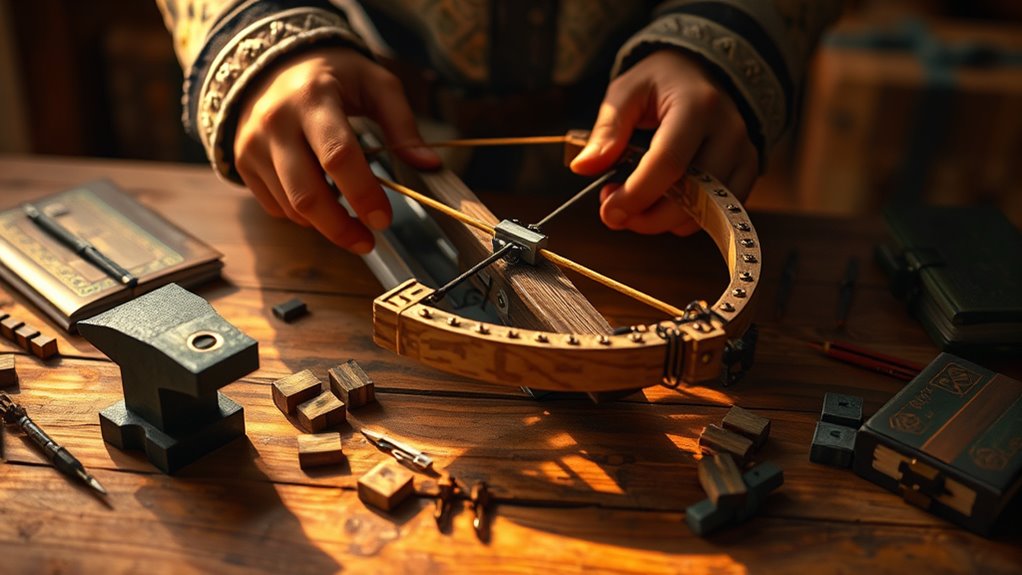 repair and maintain crossbow