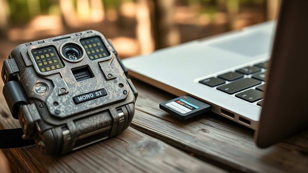 trail camera sd card care