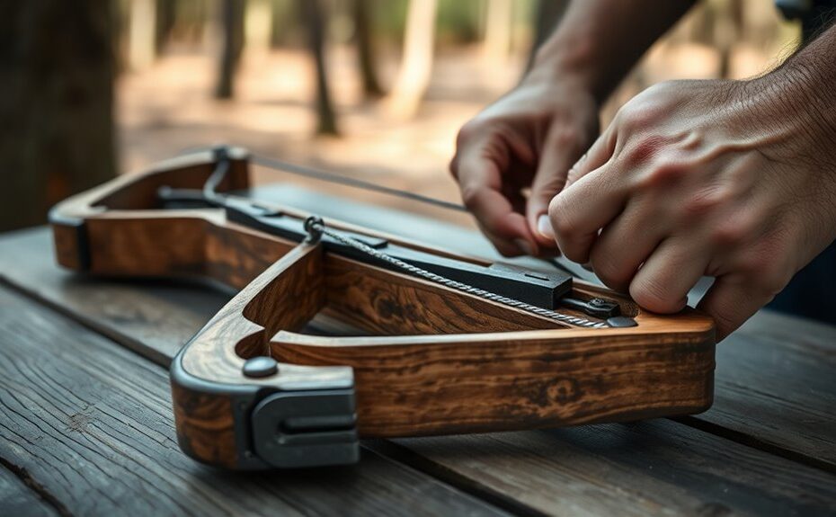 unloading a crossbow safely