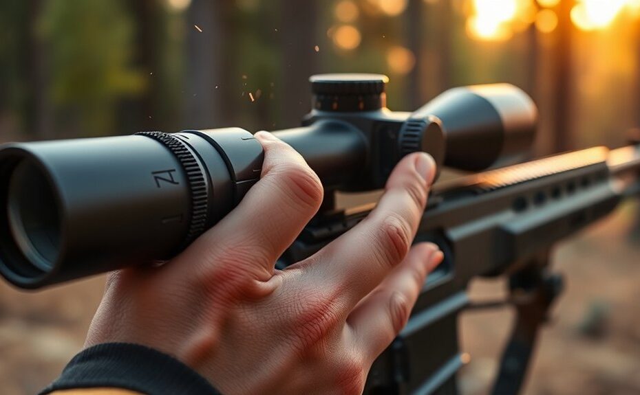 adjust rifle scope zeroing procedure