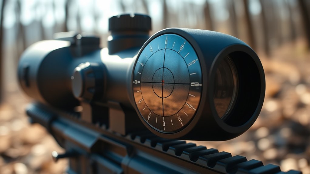 bullet drop compensating scope