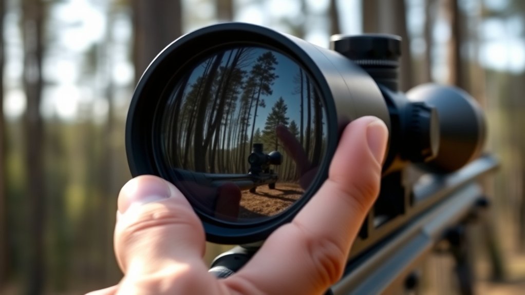 eye relief and field of view