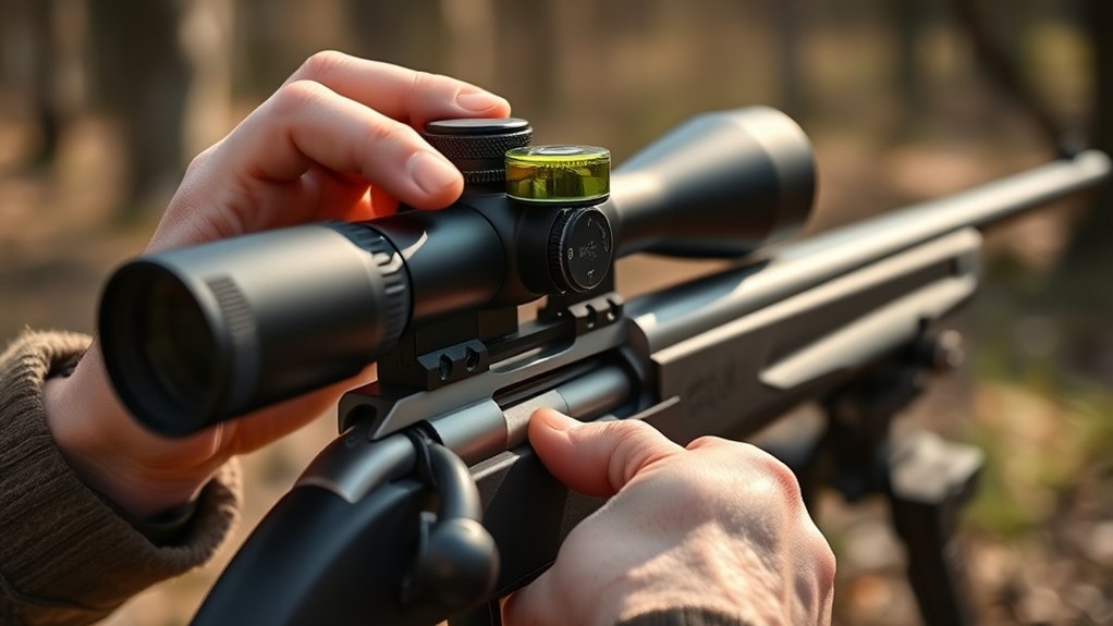 mount scope level align secure