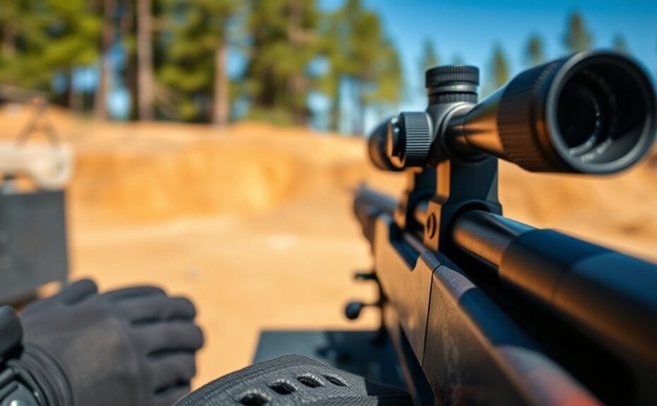 zero rifle scope precisely